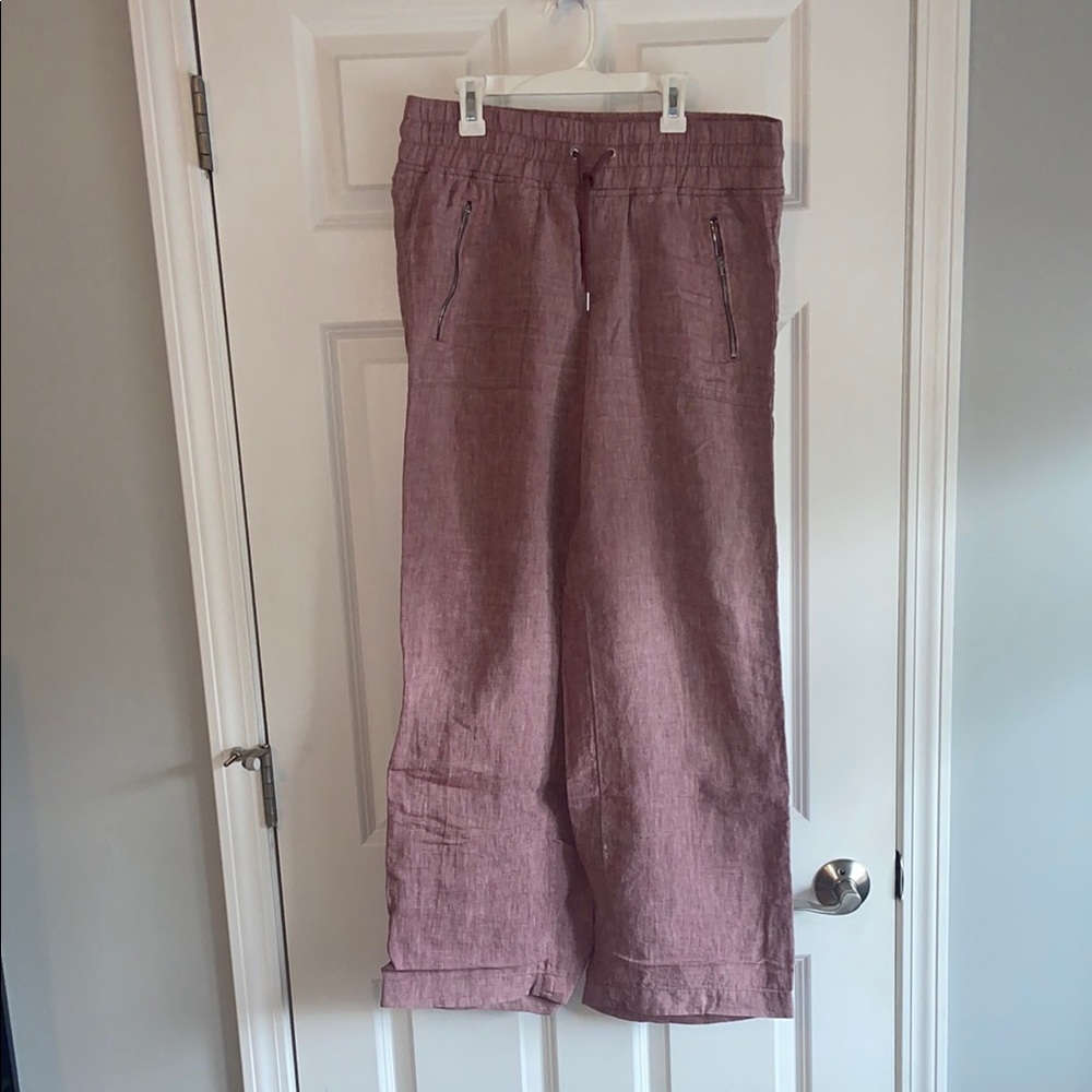 Athleta Mauve Wide-Leg Pants